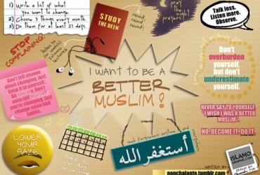 I want to be a better Muslim